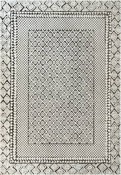 Dynamic LOTUS White Rectangle 3x5 ft  Carpet 144773