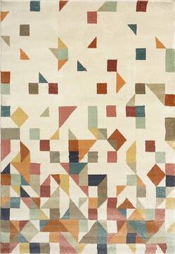 Dynamic LYDIA Beige Rectangle 5x8 ft  Carpet 144792