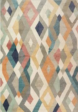 Dynamic LYDIA Multicolor Rectangle 2x3 ft  Carpet 144806