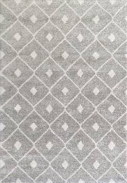 Dynamic MEHARI Grey Rectangle 5x8 ft  Carpet 144824