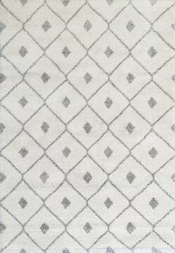 Dynamic MEHARI White 6'7" X 9'6" Area Rug MR710232756252 801-144846