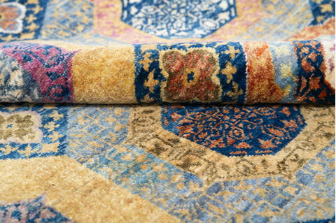 Chobi Multicolor Hand Knotted 711 X 911 Area Rug 700-144869 Image 6