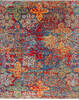 Modern Red Hand Knotted 83 X 102 Area Rug 700-144872 Thumb 0