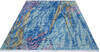 Modern Blue Hand Knotted 82 X 911 Area Rug 700-144873 Thumb 1
