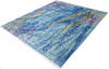 Modern Blue Hand Knotted 82 X 911 Area Rug 700-144873 Thumb 2