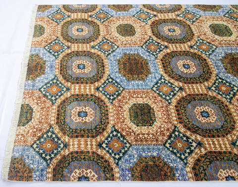 Chobi Multicolor Hand Knotted 411 X 67 Area Rug 700-144874 Image 5