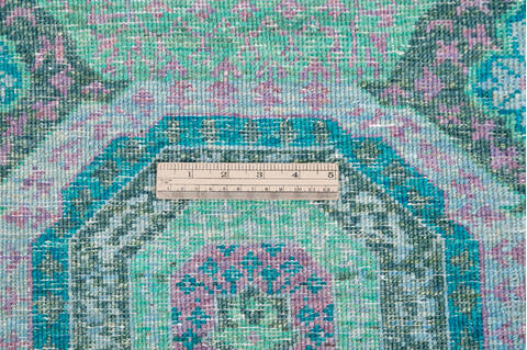 Chobi Green Hand Knotted 41 X 510 Area Rug 700-144875 Image 7