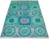 Chobi Green Hand Knotted 41 X 510  Area Rug 700-144875 Thumb 1