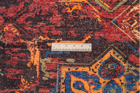 Modern Red Hand Knotted 50 X 67 Area Rug 700-144876 Image 7