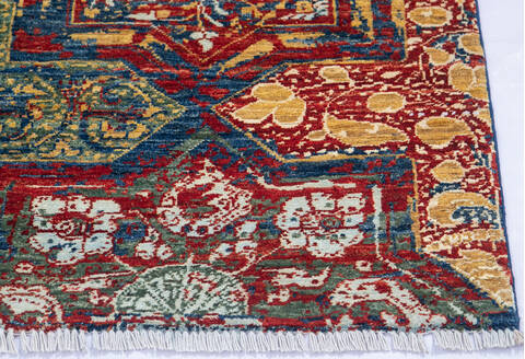Modern Red Hand Knotted 40 X 510 Area Rug 700-144879 Image 3