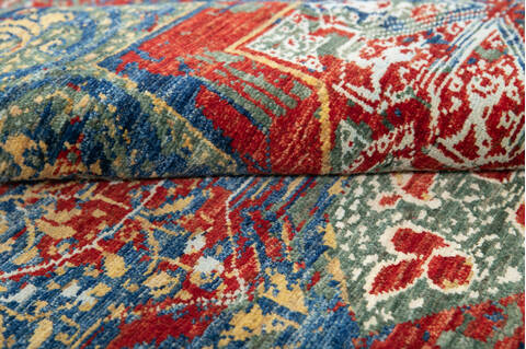 Modern Red Hand Knotted 40 X 510 Area Rug 700-144879 Image 5