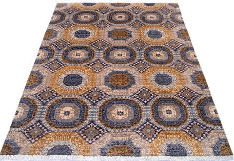Chobi Multicolor Hand Knotted 510 X 710 Area Rug 700-144881 Image 1