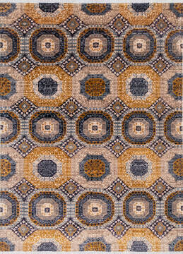 Chobi Multicolor Hand Knotted 5'10" X 7'10"  Area Rug 700-144881