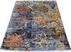 Modern Multicolor Hand Knotted 411 X 68  Area Rug 700-144882 Thumb 1