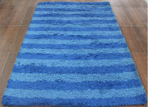 Shaggy Blue Shaggy 46 X 66 Area Rug 902-144888 Image 2
