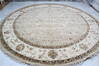 Jaipur Beige Round Hand Knotted 120 X 120  Area Rug 902-144901 Thumb 1