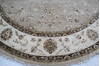 Jaipur Beige Round Hand Knotted 120 X 120 Area Rug 902-144901 Thumb 2