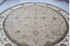 Jaipur Beige Round Hand Knotted 120 X 120  Area Rug 902-144901 Thumb 5