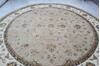 Jaipur Beige Round Hand Knotted 120 X 120 Area Rug 902-144901 Thumb 5