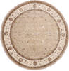 Jaipur Beige Round Hand Knotted 120 X 120 Area Rug 902-144901 Thumb 0