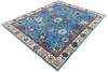 Chobi Blue Hand Knotted 710 X 97  Area Rug 700-144908 Thumb 2