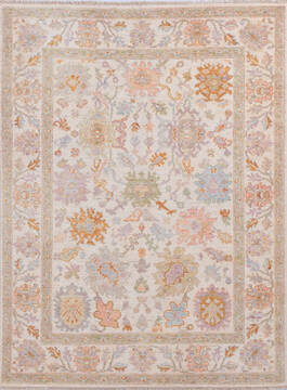 Afghan Chobi Beige Rectangle 5x7 ft Wool Carpet 144910