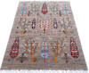 Chobi Grey Hand Knotted 42 X 510  Area Rug 700-144917 Thumb 1