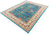 Chobi Blue Hand Knotted 82 X 99  Area Rug 700-144923 Thumb 2