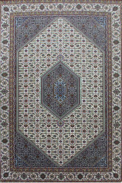 Bidjar White Hand Knotted 6'6" X 9'9"  Area Rug 902-144926