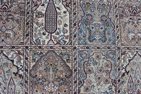 Bakhtiar Multicolor Square Hand Knotted 63 X 66 Area Rug 902-144928 Image 2