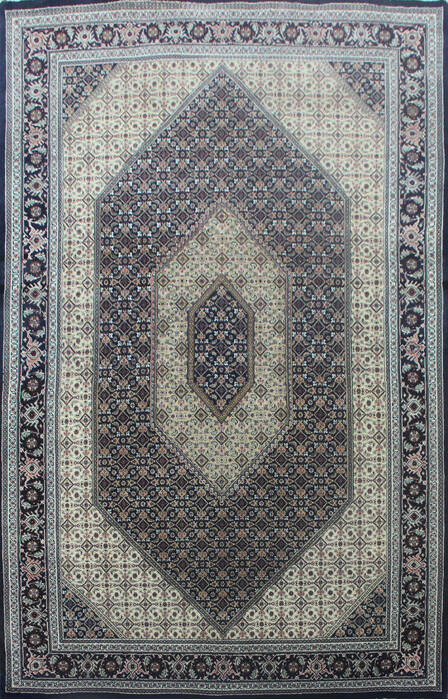 Bidjar Black Hand Knotted 51 X 82 Area Rug 902-144930 Image 0