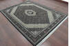 Bidjar Black Hand Knotted 511 X 80  Area Rug 902-144931 Thumb 1