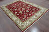 Kashan Red Hand Knotted 60 X 88  Area Rug 902-144932 Thumb 1
