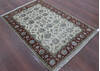 Kashan Red Hand Knotted 40 X 60 Area Rug 902-144935 Thumb 1