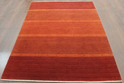 Luri Red Hand Loomed 50 X 68 Area Rug 902-144943 Image 2