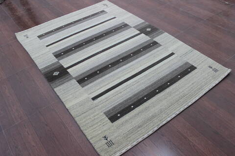 Luri Grey Hand Loomed 45 X 67 Area Rug 902-144950 Image 1