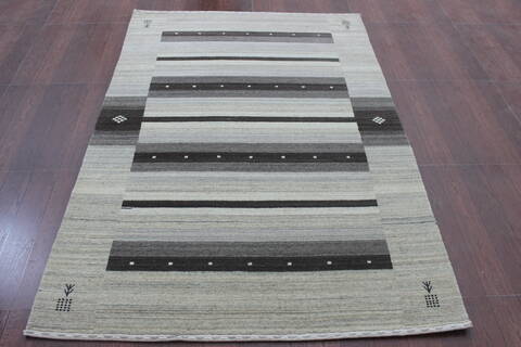 Luri Grey Hand Loomed 45 X 67 Area Rug 902-144950 Image 3