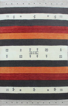 Luri Multicolor Hand Loomed 4'0" X 6'0"  Area Rug 902-144952