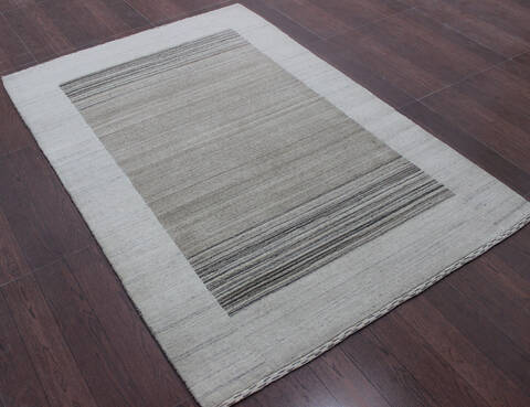 Luri Grey Hand Loomed 40 X 60 Area Rug 902-144954 Image 1