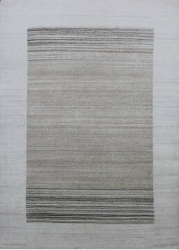 Luri Grey Hand Loomed 4'0" X 6'0"  Area Rug 902-144954