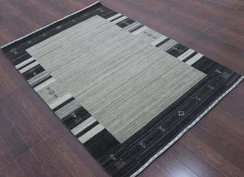 Luri Grey Hand Loomed 40 X 60 Area Rug 902-144956 Image 1