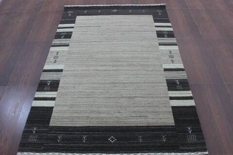 Luri Grey Hand Loomed 40 X 60 Area Rug 902-144956 Image 2
