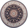 Nain Blue Round Hand Knotted 60 X 60  Area Rug 902-144958 Thumb 0