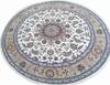 Nain Beige Round Hand Knotted 80 X 80  Area Rug 902-144960 Thumb 2
