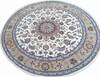 Nain Beige Round Hand Knotted 80 X 80 Area Rug 902-144960 Thumb 2