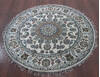 Nain Beige Round Hand Knotted 80 X 80  Area Rug 902-144962 Thumb 1