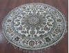 Nain Beige Round Hand Knotted 60 X 60  Area Rug 902-144963 Thumb 1