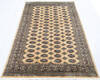 Bokhara Beige Hand Knotted 53 X 81  Area Rug 700-144973 Thumb 1