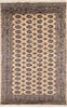 Bokhara Beige Hand Knotted 53 X 81  Area Rug 700-144973 Thumb 0