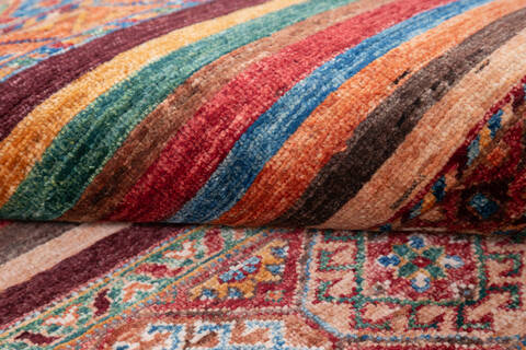 Chobi Red Runner Hand Knotted 29 X 910 Area Rug 700-144976 Image 6